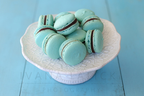 Turquoise Macarons