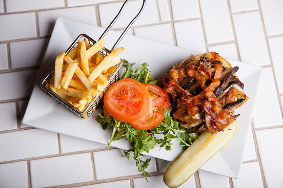 Lina's Smoked Barbeque Burger, 311 West Madison, Baltimore