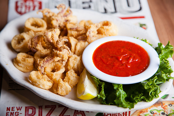 Calamari with Marinara Sauce, Box Hill Pizzeria, MD