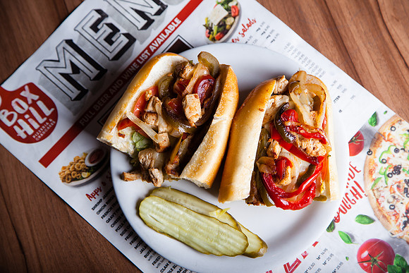 Chicken Pepper Cheesesteak, Box Hill Pizzeria, MD