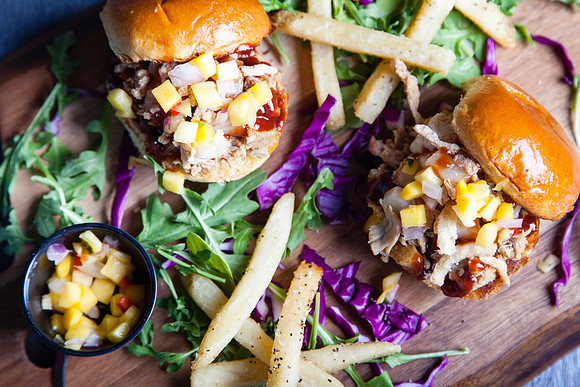 Pork Sliders, Full Tilt Brewing Co, Baltimore