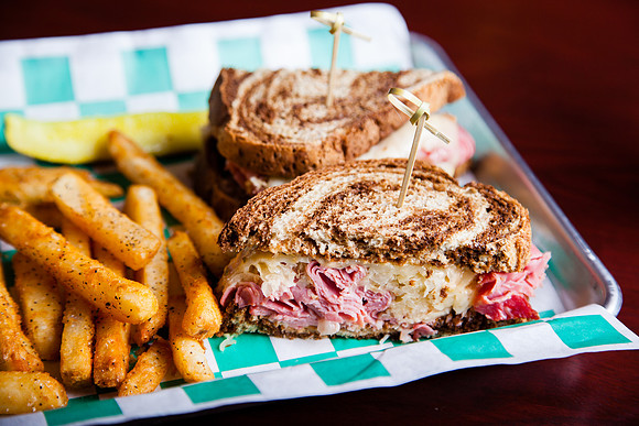 Rueben Pit Beef Sandwich, The Canton Local, Baltimore
