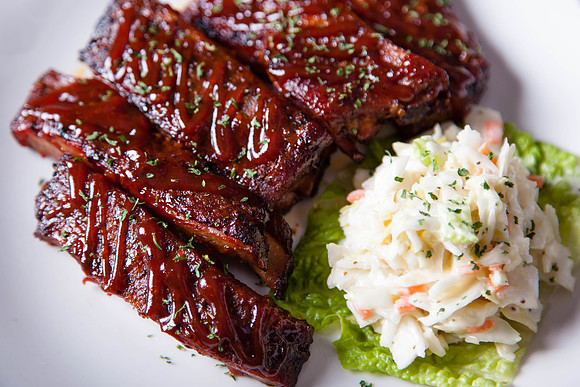 Smoked BBQ Ribs, Happy Hour Heaven, Baltimore