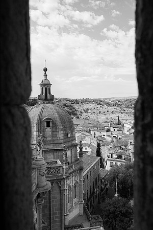 3056 View from a church tower, Toledo