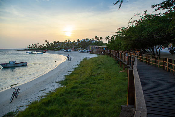 1037 Sunset at a beach