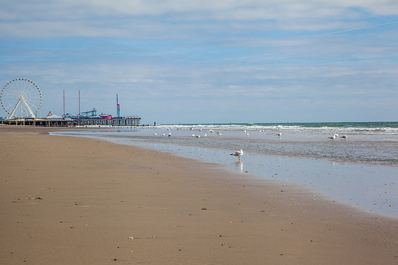 1083 Beach in Winter, Atlantic City