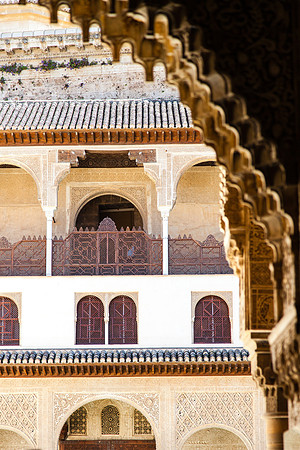 0084  Moorish arches, Alhambra