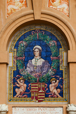 0167 Spanish ceramic tile art