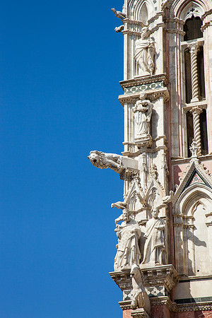 0185 Gargoyle lion, Sienna