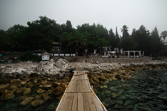 1163 Moody day at the beach, Montenegro