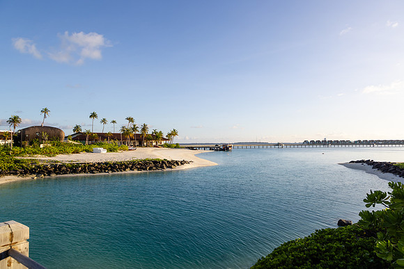 1127 View of lagoon, Maldives
