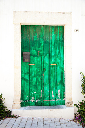 0095 Green door, Crete