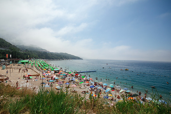 1157 Mediterranean beach, Montenegro