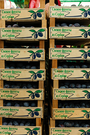 4069 Crates with plums