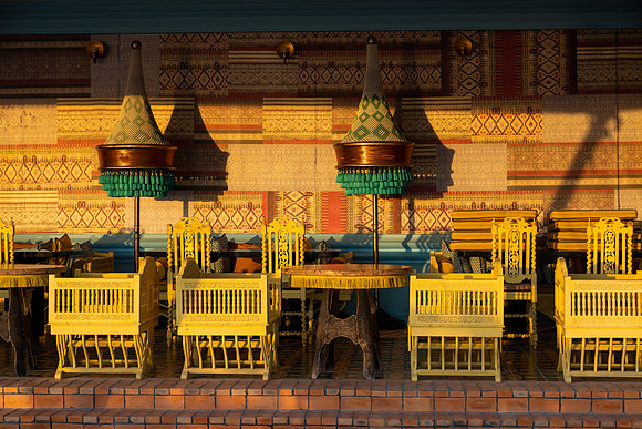 0253 Beach restaurant, Maldives